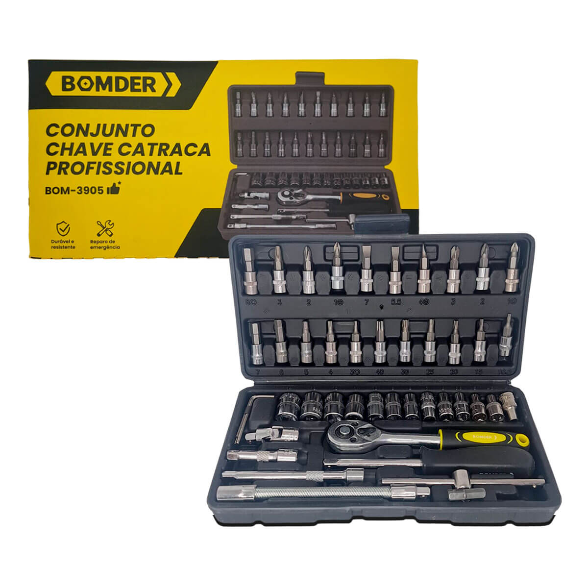 Kit Chave Canhão Catraca Profissional