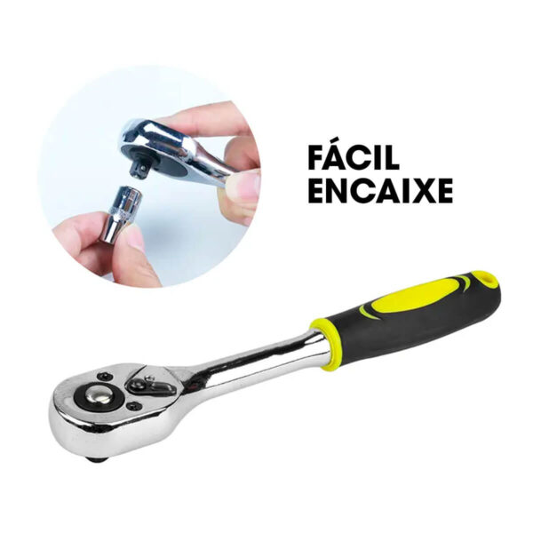 Kit Chave Canhão Catraca Profissional - Imagem 5