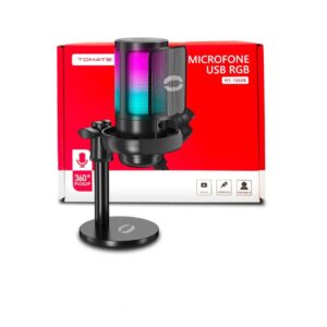 Microfone Gamer Condensador [Preto]