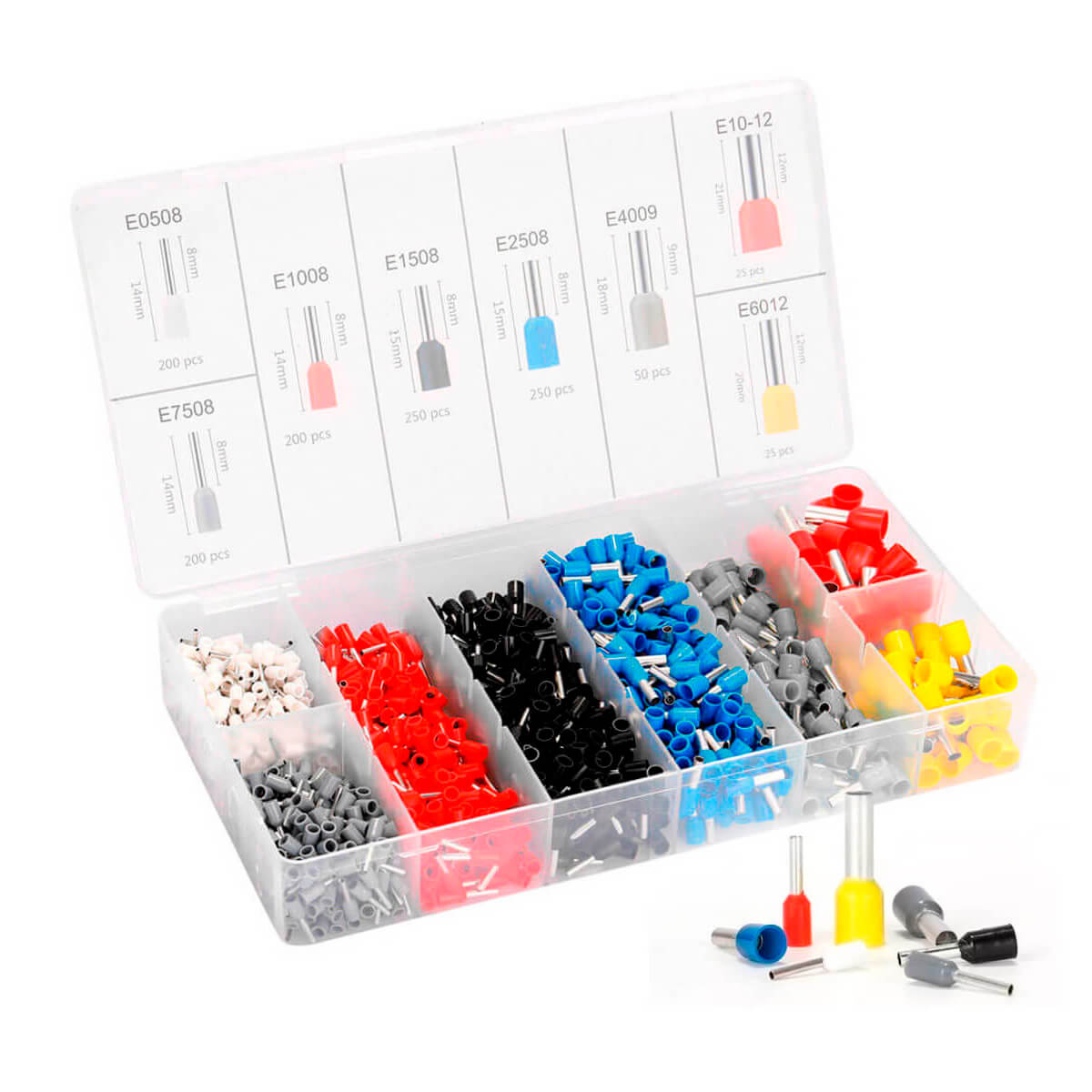 Kit Conector Terminal Tubular Ilhós [1250 Uni.]