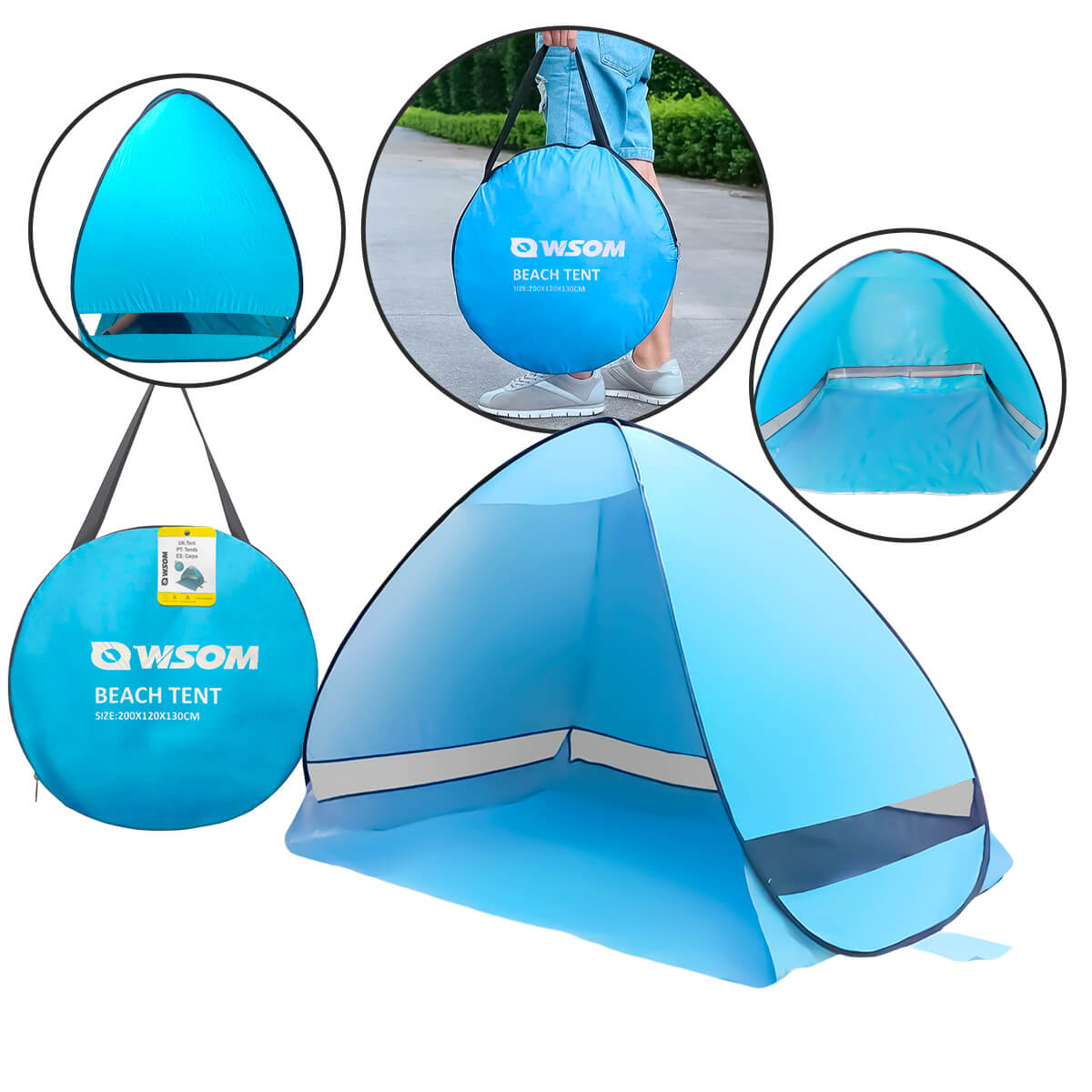 Barraca Automática de Praia Camping