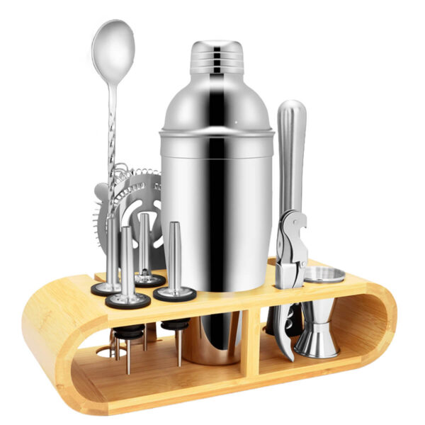 Kit Bartender Profissional Coqueteleira Inox [12 Peças] - Imagem 2