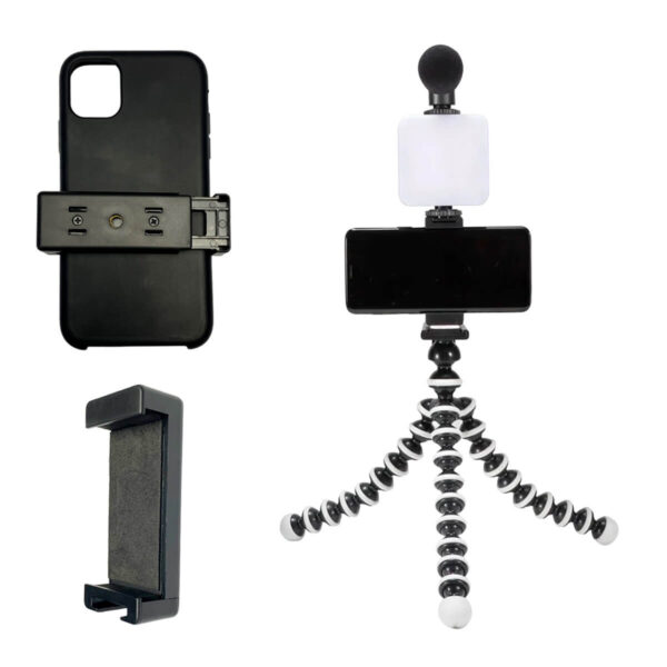 Kit Youtuber Live Tripé Led Microfone - Imagem 4