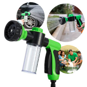 Esguicho 8 em 1 para Mangueira com Reservatório de Sabão