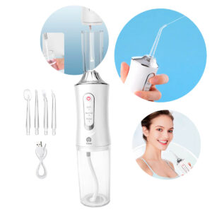 Irrigador Oral Elétrico Portátil com 4 Bicos