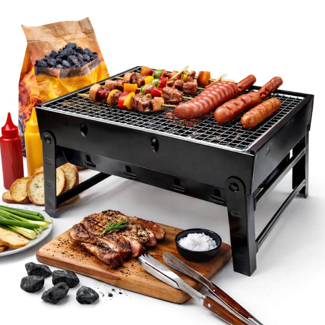 Churrasqueira Portátil Maleta Dobrável