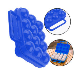 Case Rígida Porta Ovos Camping Crossfit Azul