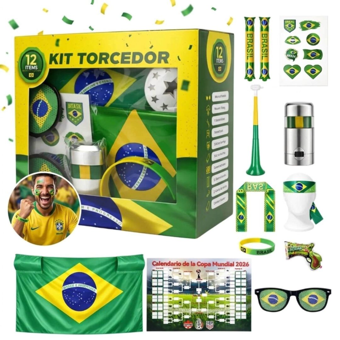 Kit Torcedor Brasil Copa do Mundo 2026
