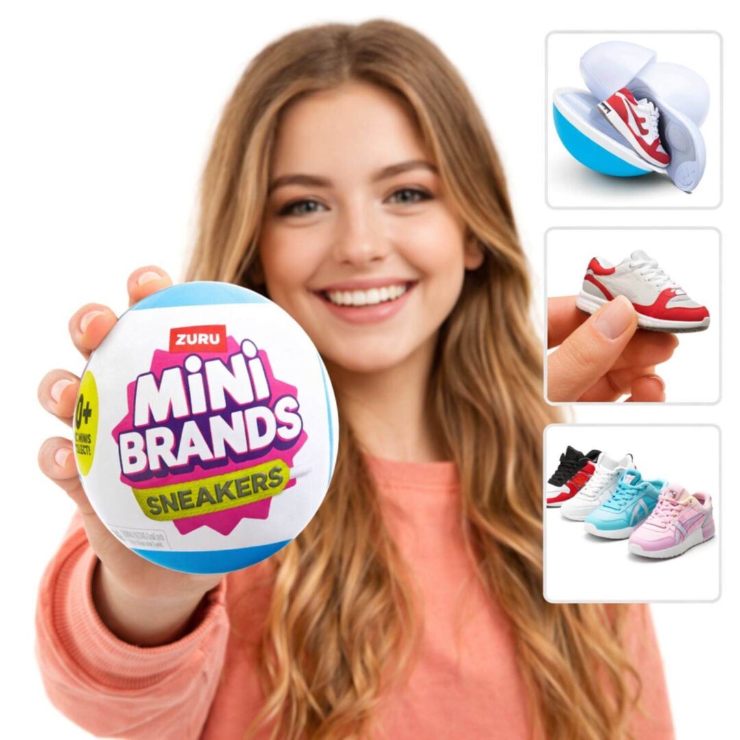 Mini Brands Sneakers Miniaturas Colecionáveis De Tênis Surpresa