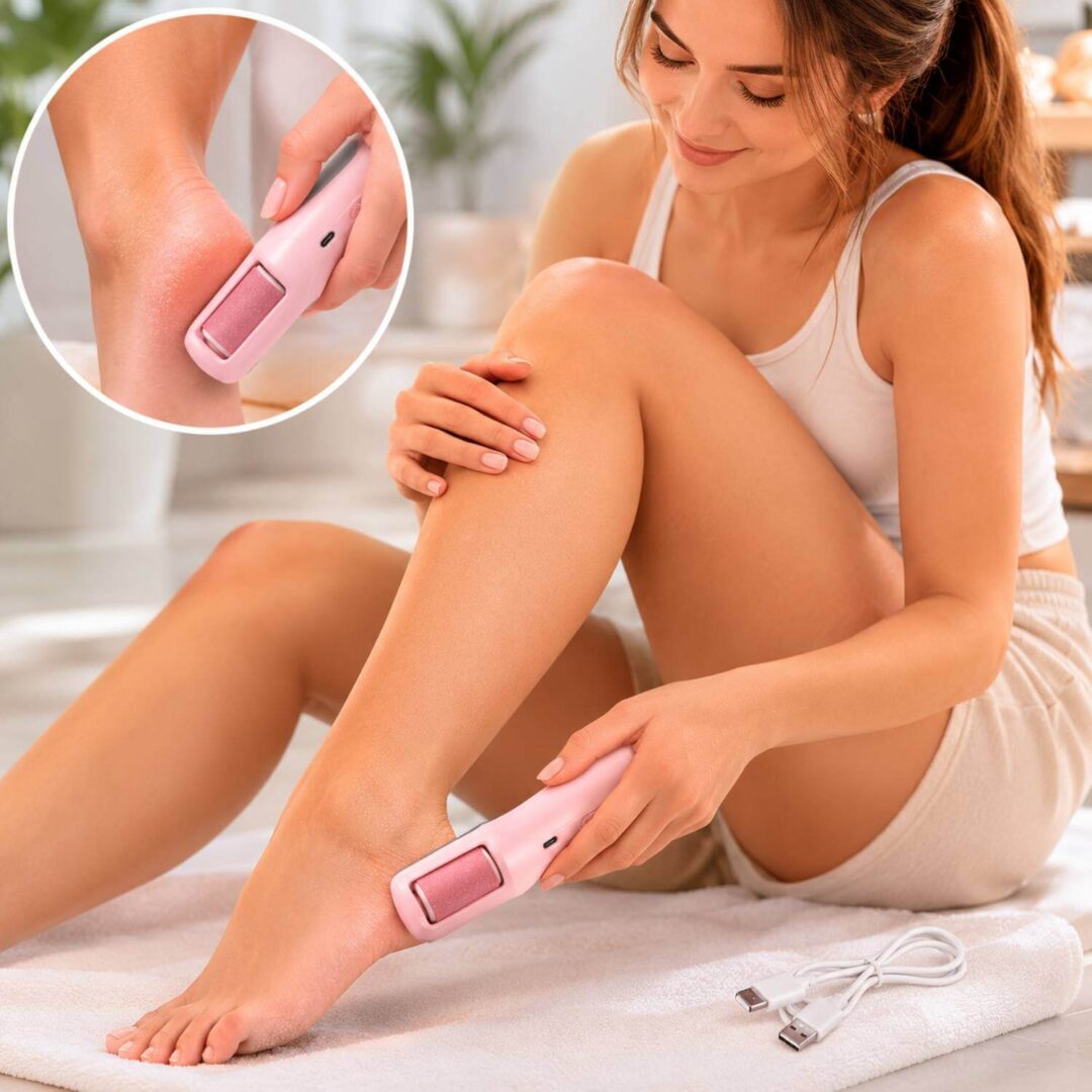 Lixa Elétrica para Pés Esfoliadora Removedor de Calos - Imagem 5