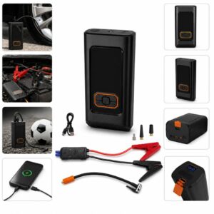Bomba de Ar Encher Pneu de Carro Bike Moto Portátil Digital