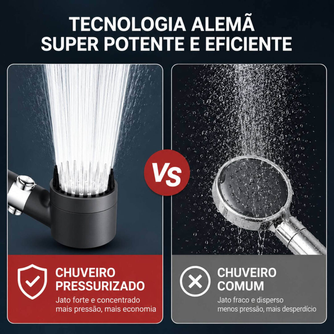 Ducha Chuveiro Massagem 3 Modos para Lavatório de Salão - Imagem 6