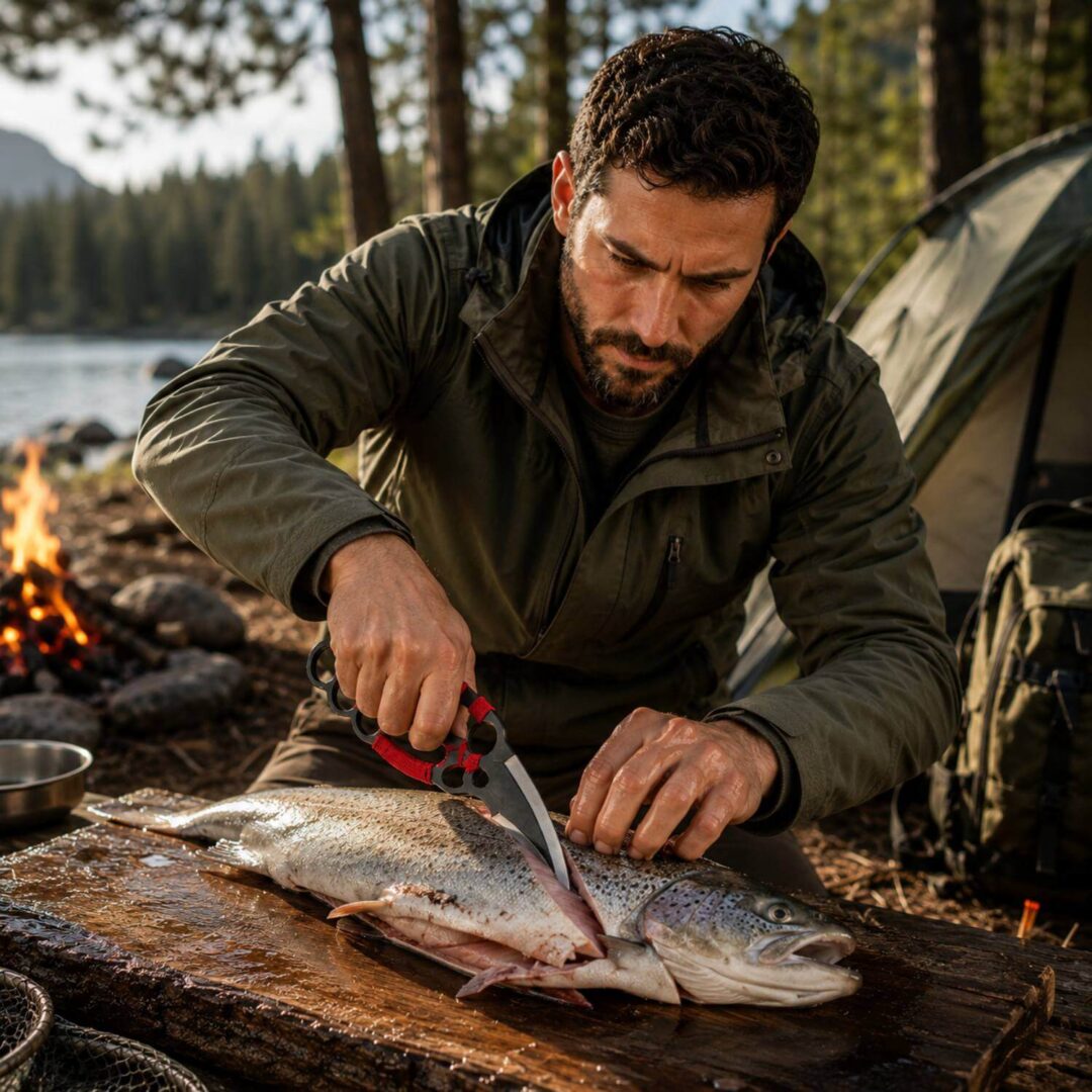 Faca Soco Inglês Tática Caça Pesca Camping - Imagem 7