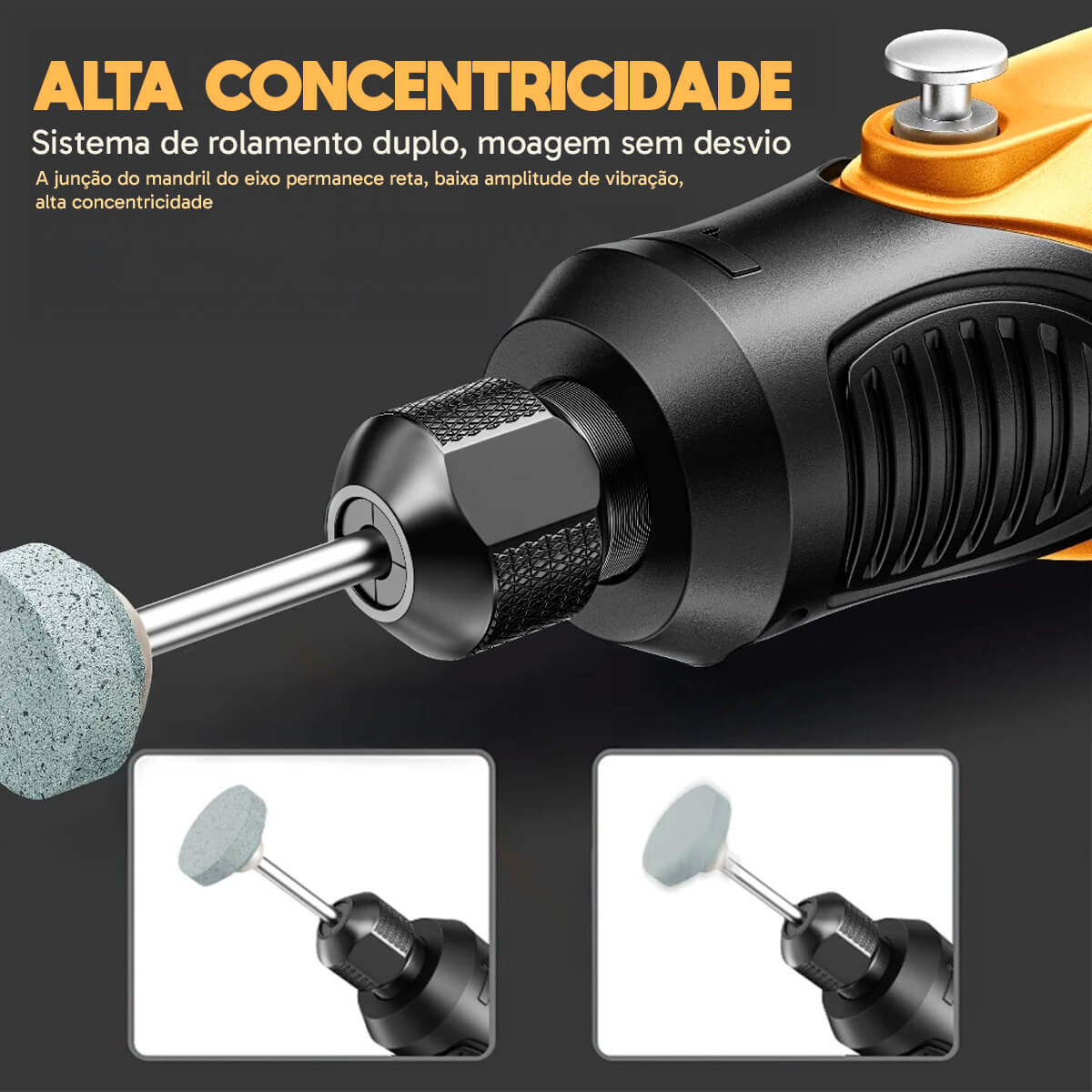 Mini Retífica Portátil Multifuncional Sem Fio - Imagem 5